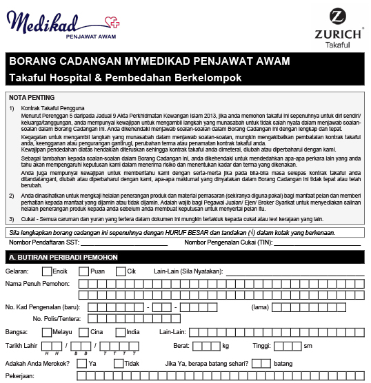 Medikad Borang