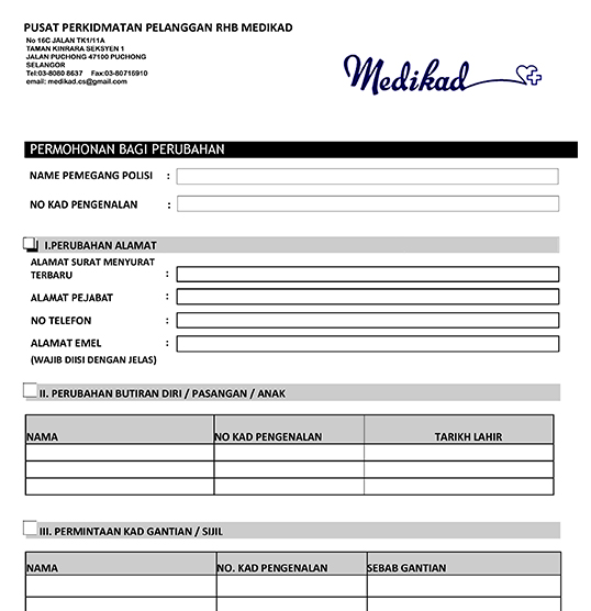 Medikad Borang